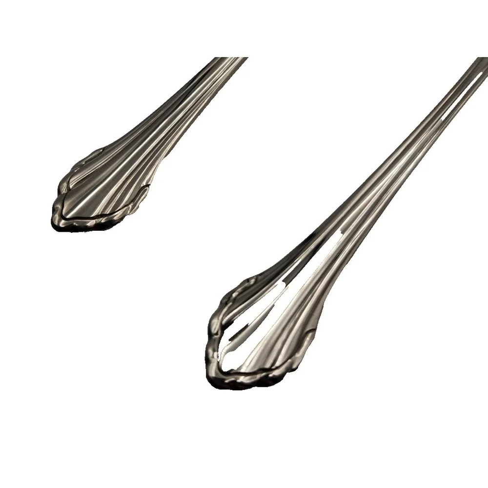 Oneida Community USA Stainless CLARETTE Lot of 2 Large Casserole Serving Spoons